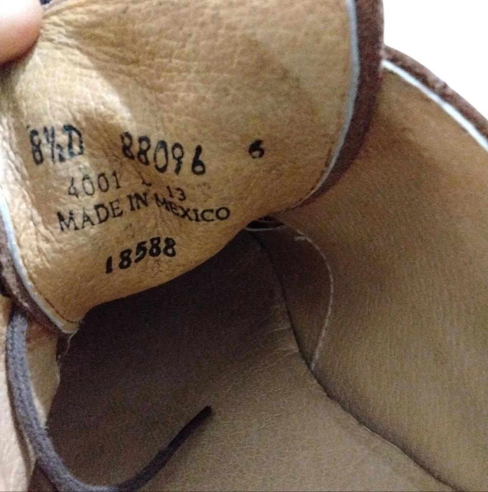 FRYE Tyler Oxfords Brown Suede Lace Up Shoes Men's Size 8.5